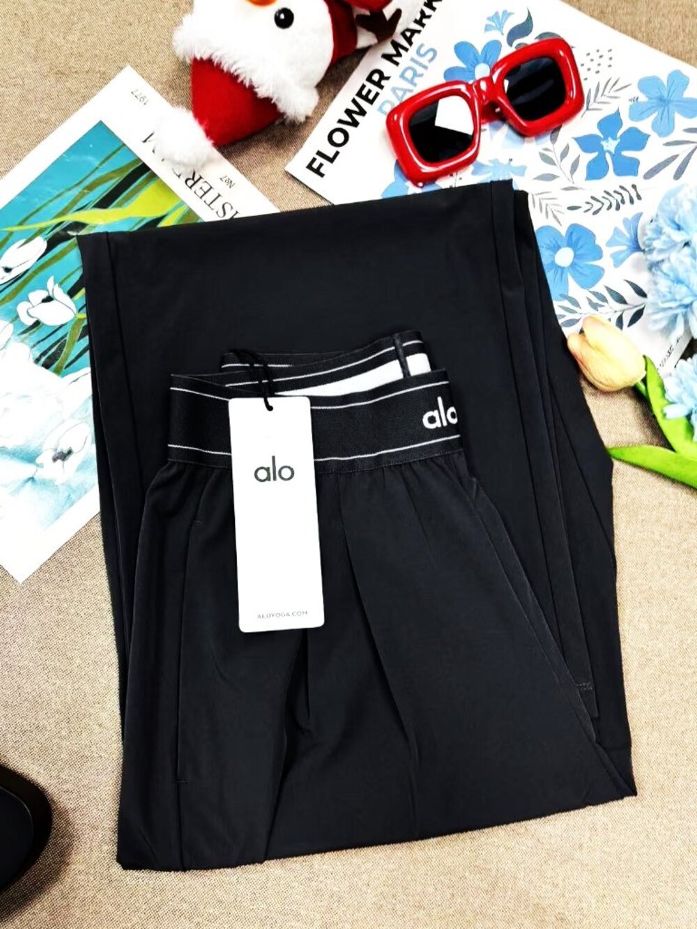 🔥Straight Leg Pants Alo Yoga Suit Up Trouser Black ⚫30-inch Inner Seam Length - Picture 3 of 10
